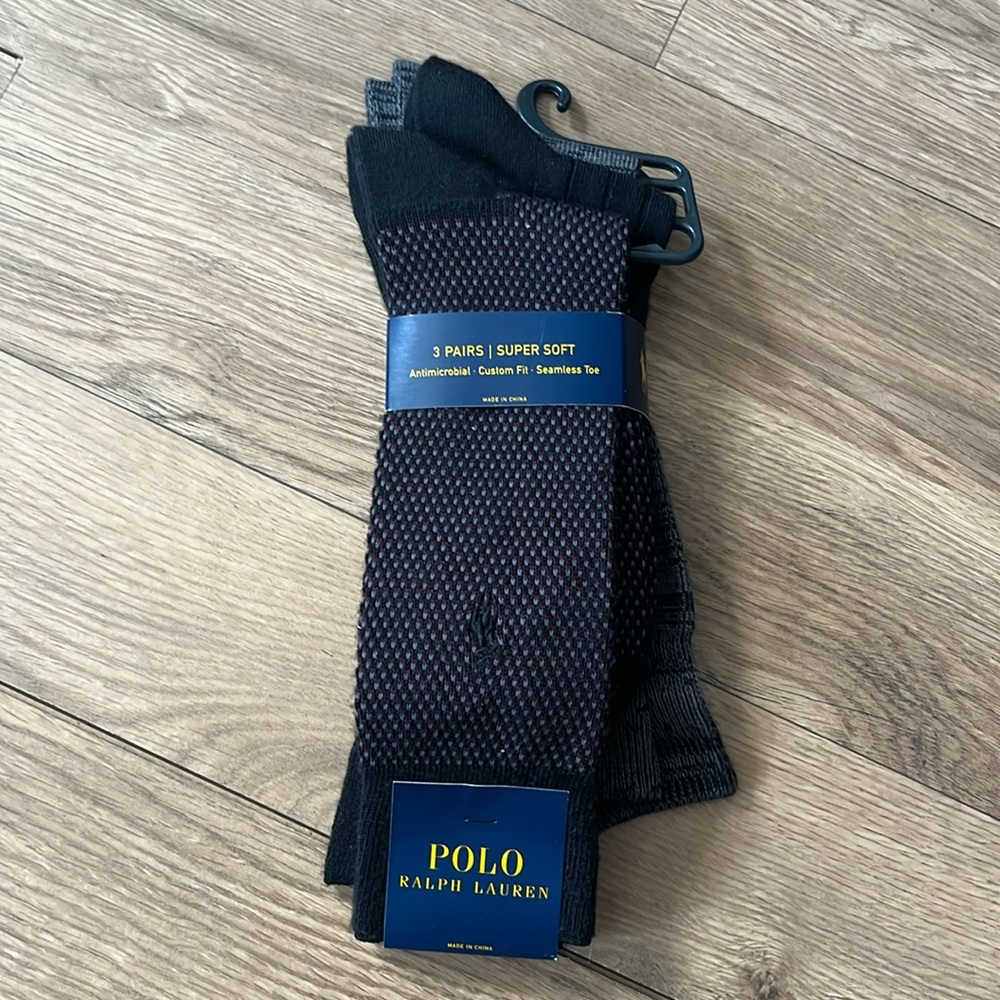 Ralph Lauren men’s socks-3 pairs